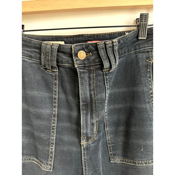 Pilcro The Flare Icon Dark Wash Jeans Size 27 - Picture 3 of 5